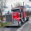 Kenworth W900L W900B Chrome Boxed End Bumper On Customers Truck