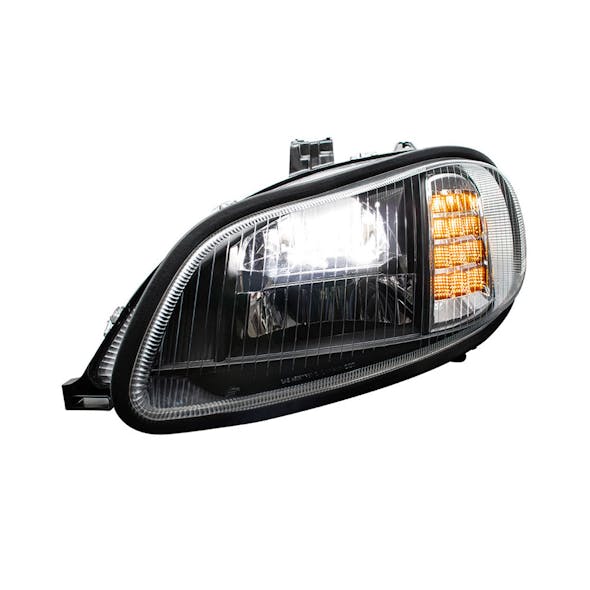 Freightliner M2 LED Blackout Projection Headlight Assembly - Driver On
