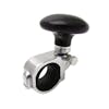Chrome Steering Wheel Deluxe Spinner Knob Adapter