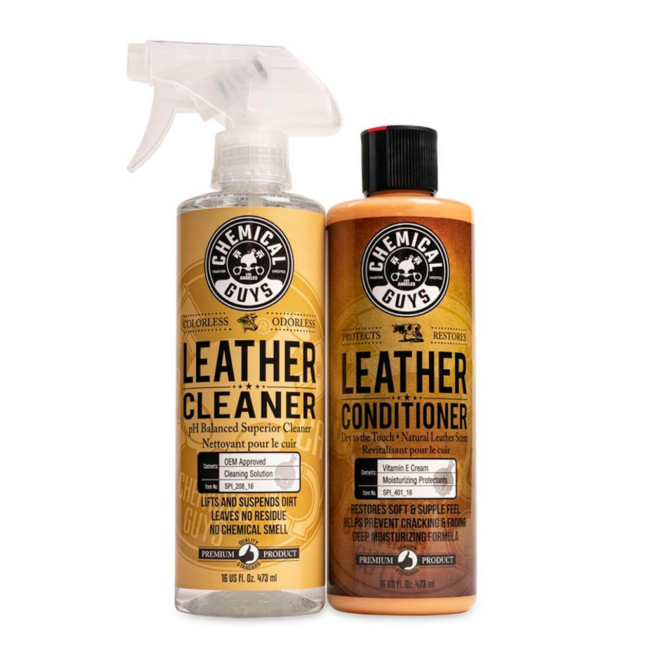 Chemical Guys Leather Cleaner and Conditioner - Raney's Truck Parts