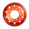 22.5" x 14" Round Standard Aluminum Wheel - Orange Forward