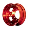 24.5" x 8.25" Oval Aluminum Wheel With Off-Center Vent Hole - Orange