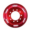24.5" x 8.25" Oval Aluminum Wheel With Off-Center Vent Hole - Red Side