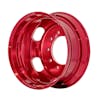 24.5" x 8.25" Oval Aluminum Wheel With Off-Center Vent Hole - Red