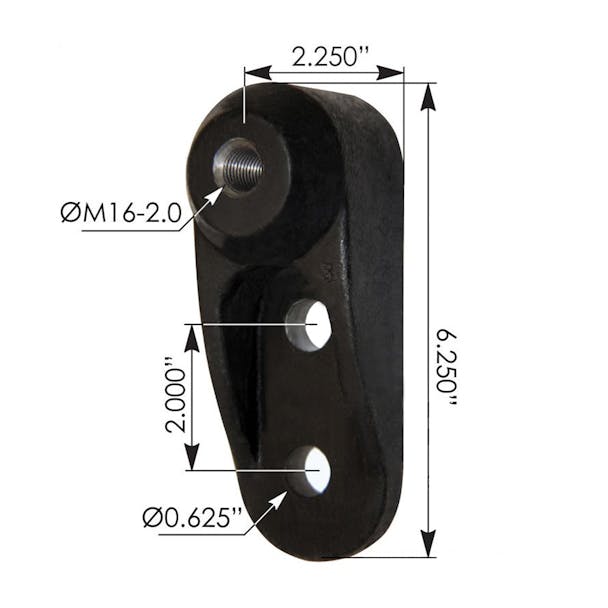 International Front Suspension Shock Bracket 3541648C1 Raney's Truck