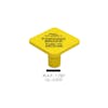 Yellow PP Dash Air Valve Knob KN20903 - Measurements