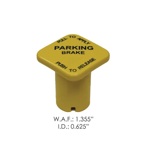 Yellow MV3 Air Valve Knob R955298818N - Measurements