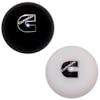 Cummins Air Brake Knob Flat - Black White