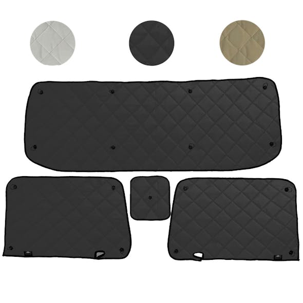 Kenworth ZenEclipse Blackout Window Covers By Robert James - Black covers with Alternate color swatches