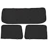 Kenworth ZenEclipse Blackout Window Covers By Robert James-With-Driver-and-Passenger-Window-Covers-Black