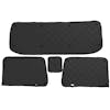 Kenworth ZenEclipse Blackout Window Covers By Robert James-Windshield-With-Driver-and-Passenger-Windows-and-Passenger-Side-Door-View-Window-Cover-Black