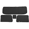 Kenworth ZenEclipse Blackout Window Covers By Robert James-With-Driver-and-Passenger-Windows-and-Passenger-Side-Door-View-Window-Cover-Black