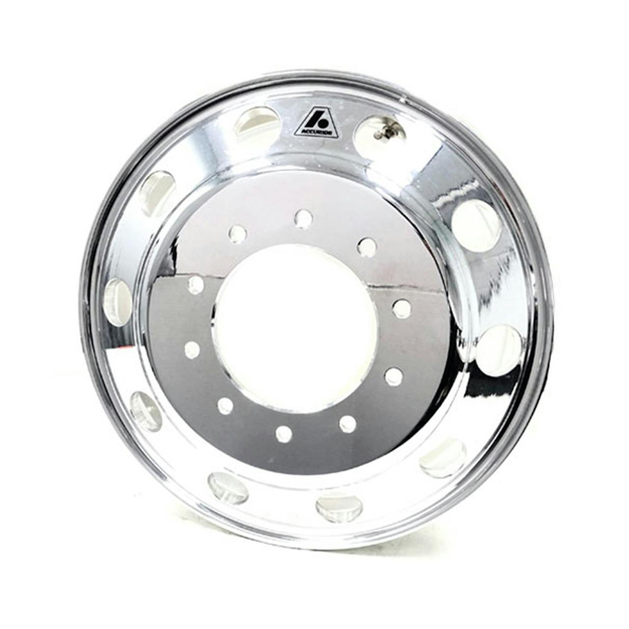 19.5 x 6 Accuride Extra Polish Accu-Shield Aluminum Wheel Hub Piloted -  Raney's Truck Parts