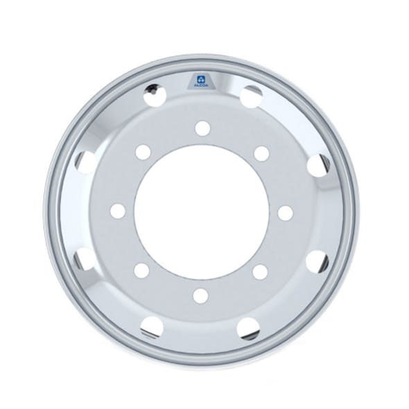 19.5 x 6 Accuride Extra Polish Accu-Shield Aluminum Wheel Hub Piloted -  Raney's Truck Parts