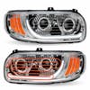 Peterbilt 367 388 389 567 589 Full LED Chrome Aftermarket Projector Headlight P54-6112-110 Default