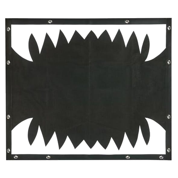 Kenworth W900L Extended Hood Jaws Teeth Bug Screen