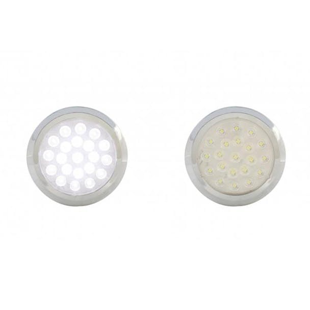 High Power LED Dome Light With Bezel