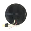 7" Round Black Ops LED Headlight - Back
