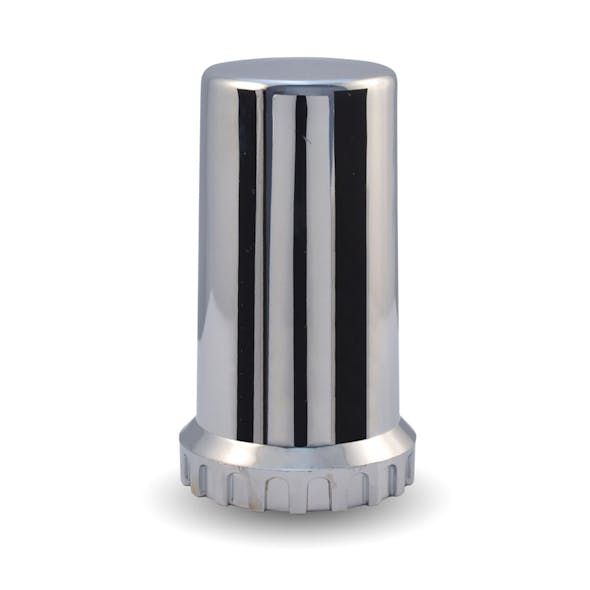 Chrome Mag Wheel 33mm Threaded Lug Nut Cover With Flange