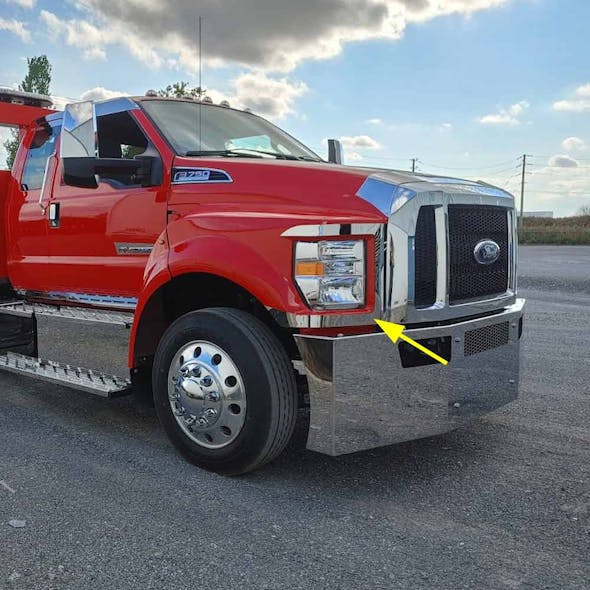 Ford F650 F750 Stainless Steel Fender Guards 2021 & Newer