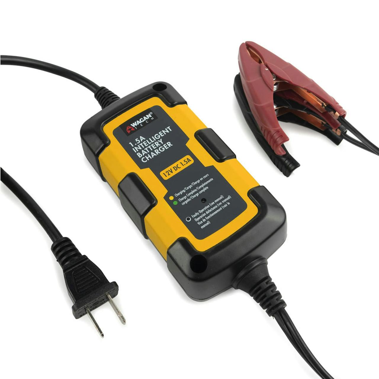 1.5 Amp Intelligent Battery Charger By Wagan Tech - Raney's Truck Parts