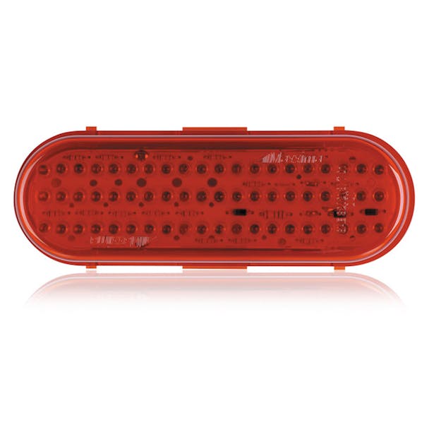 60 LED 6" Oval Stop Tail Turn Light By Maxxima - Aluminum Housing