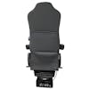 Prime TC200 Series Air Ride Suspension Grey Cloth & Black Leather Truck Seat With Arm Rests - Back