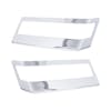 Freightliner Cascadia 2018+ Chrome Turn Signal Bezel Pair - Tilted
