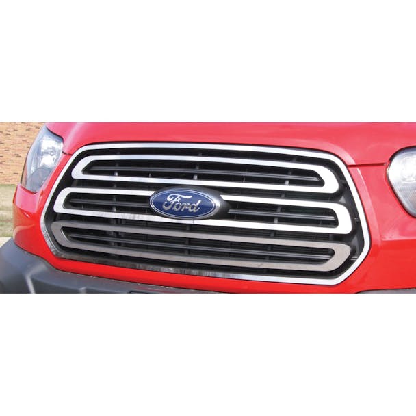 Ford Transit Grill Stainless Steel Overlay