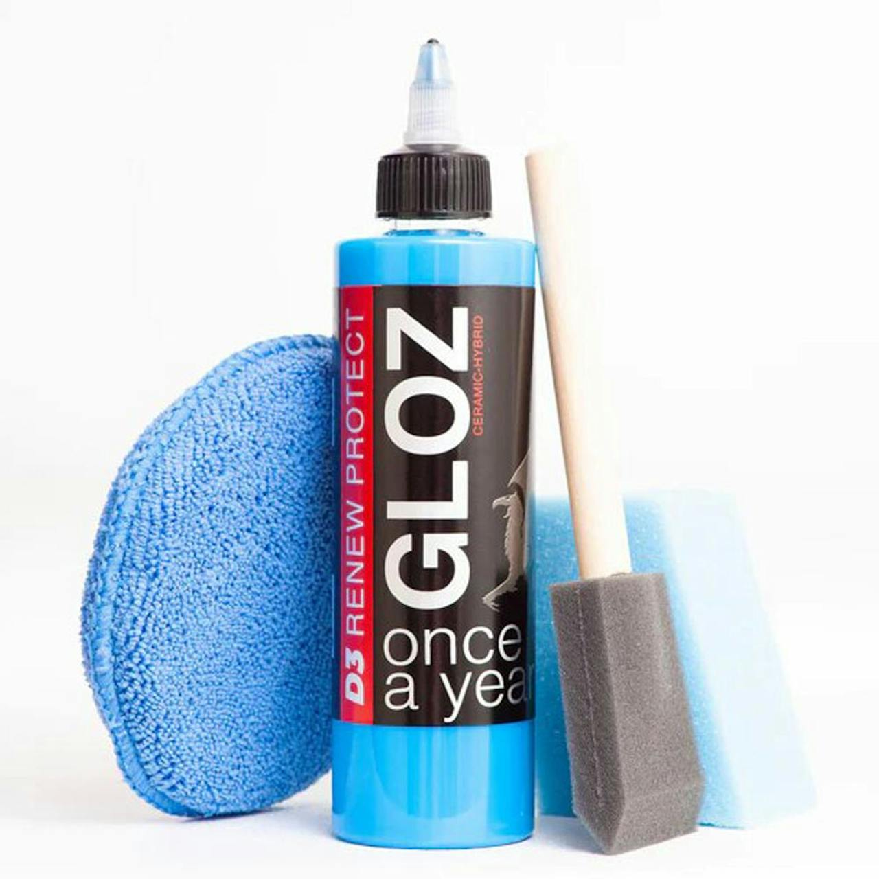 GLOZ High Gloss Semi-Permanent Ceramic Hybrid Plastic Vinyl & Tire