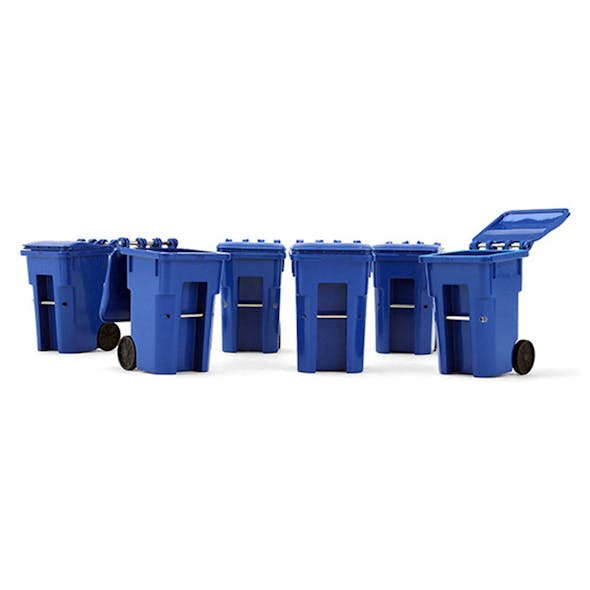 Waste Management Trash Bin Replica 1/34 Scale