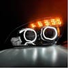 Freightliner Cascadia 2018+ Blackout Full LED Projection Headlight With Lights Off and DRL On