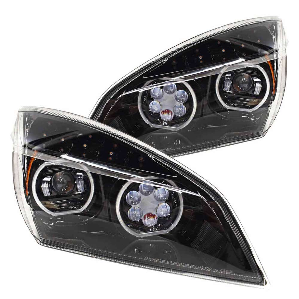 Freightliner Cascadia 2018+ Blackout Full LED Projection Headlight