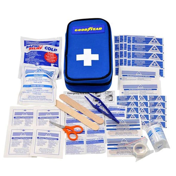 Glovebox First Aid Kit 77 Pieces by Goodyear - Kit