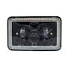 4" x 6" Full LED High & Low Beam Rectangular Headlight With Dual Function Angel Eye Halo - Main