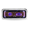 Freightliner Classic Black Projector Headlight Assembly With Optional Heat & Backlit Auxiliary - Black heated on