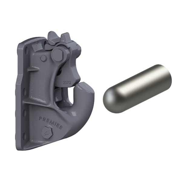 2400H Pintle Premalloy Hitch Slack Reducing Coupling - Default Coupling and Thimble