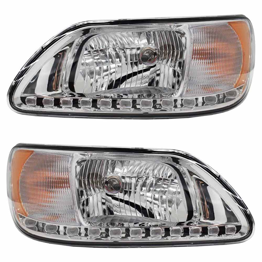 CPOWACE Headlight Assembly Compatible with International 9200 5900 (Driver 