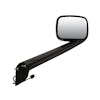 Freightliner Cascadia P4 2018 & Newer Heated LED Hood Mount Mirror Assembly - Black Front Passenger