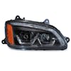 Kenworth T660 Blackout Full LED Projector Headlight With LED Sequential Turn Signal - Passenger
