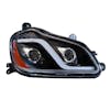 Kenworth T680 Blackout Full LED Projector Headlight With DRL Bolt - Passenger