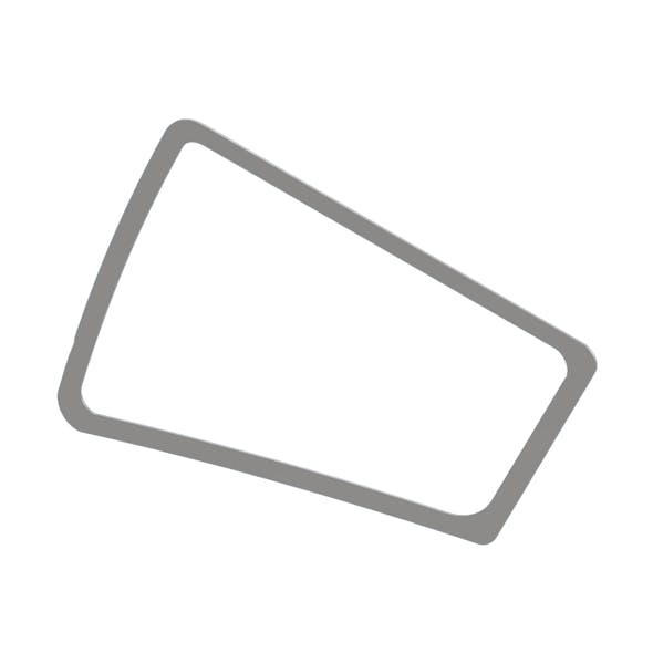 Kenworth T680 T880 Stainless Steel DEF Filler Trim