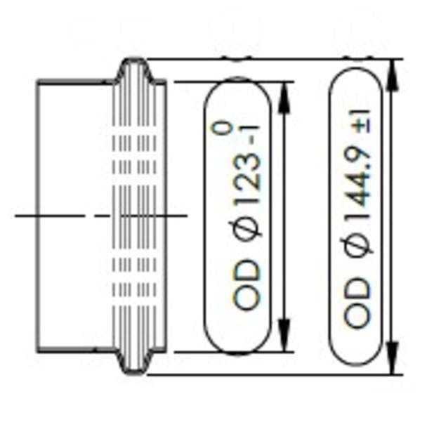 International Exhaust Flex Pipe 3991728C3 3991728C4