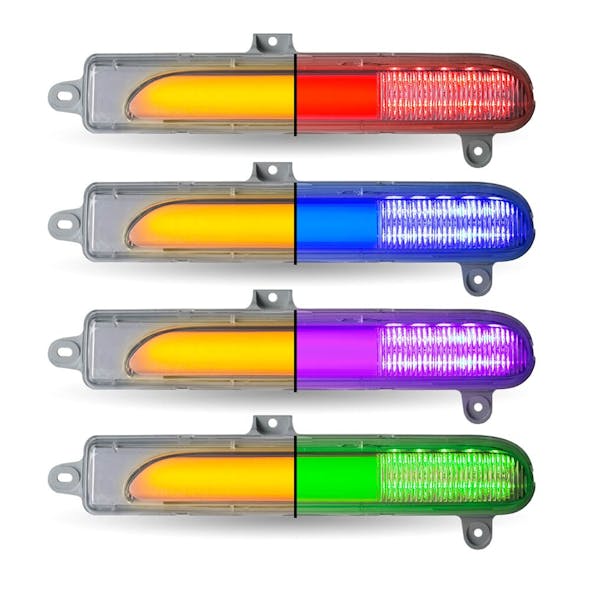 Peterbilt 367/388/389/567/589 Sequential Dual-Revolution LED Headlight Turn Signals P54-6046