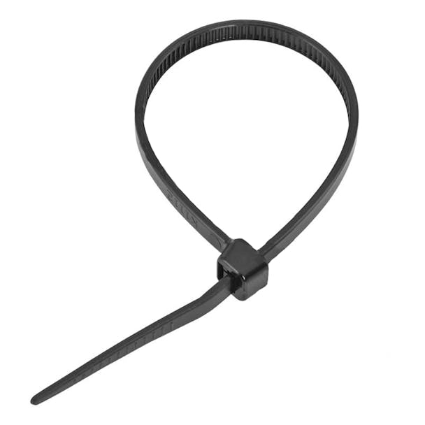 6" Black Nylon UV Xtreme Zip Ties Default