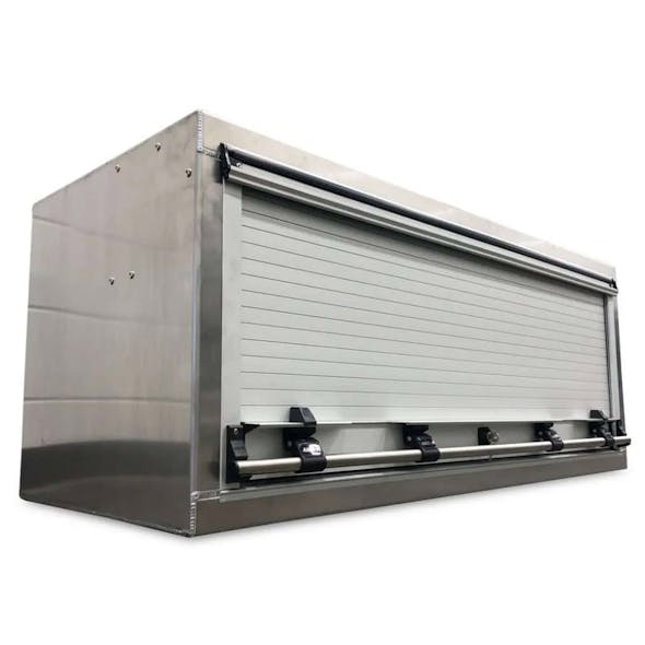 Aluminum Roll-Up Door Toolbox -Down