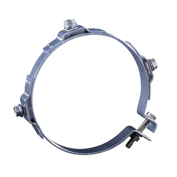  5" Chrome Heat Shield Mounting Brackets 