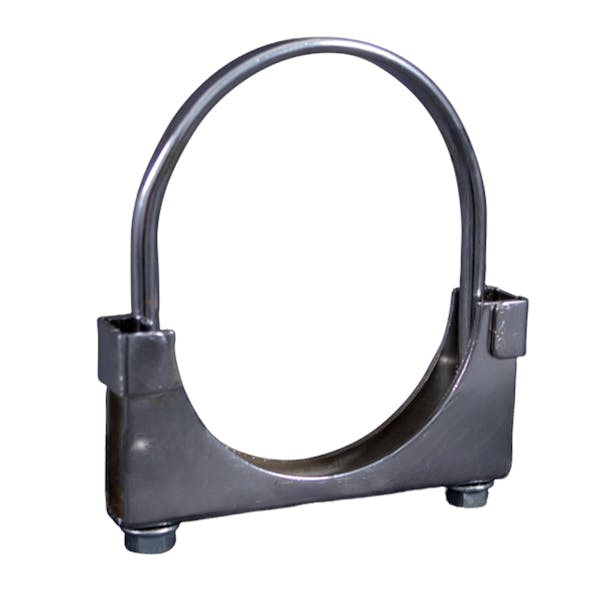  4" Chrome Plated Flat Bolt Saddle Clamp 