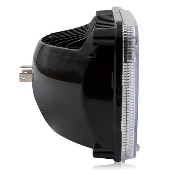 4X6 Heated LED Head Light With Maxx Heat Lens By Maxxiam - Low Beam Side 