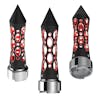 Black Thread-On Daytona Spike Vertical LED Shift Knob - Red 9/10